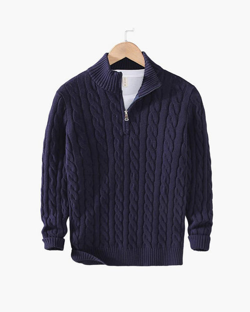TAEBAEK Pullover mit Reißverschlusskabel