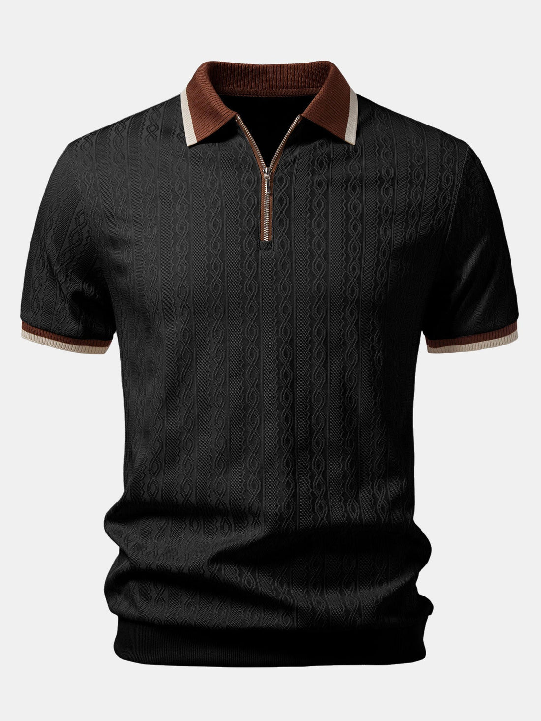 TAORMINA Polo in Maglia con Zip