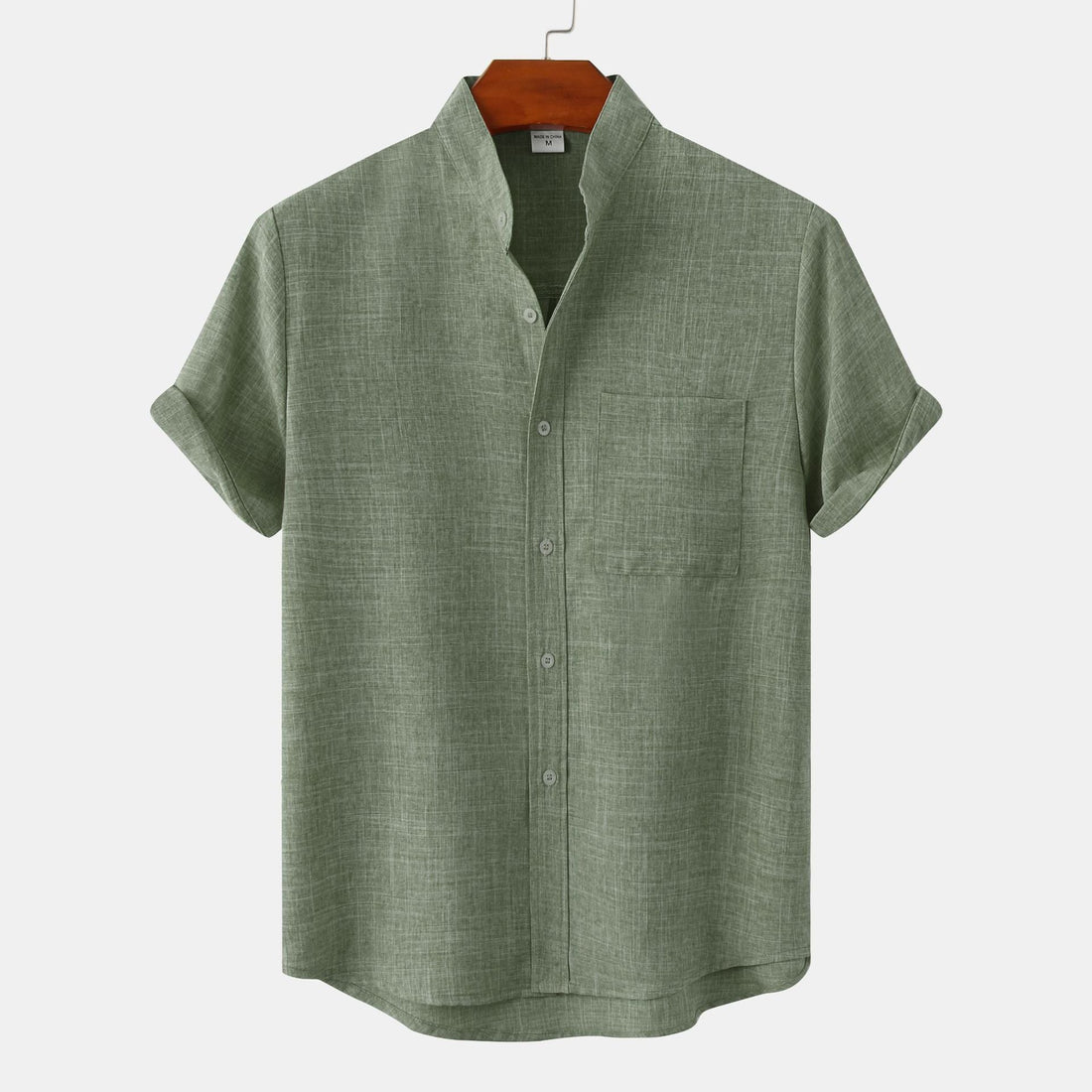 ÈZE Camicia in Lino Collo Coreana