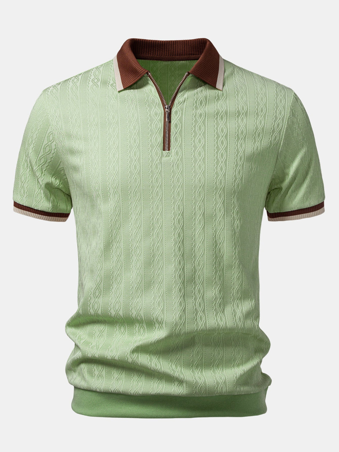 TAORMINA Polo in Maglia con Zip