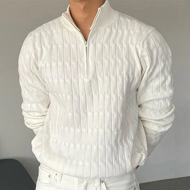 GWANGJU Maglione con Mezza Zip