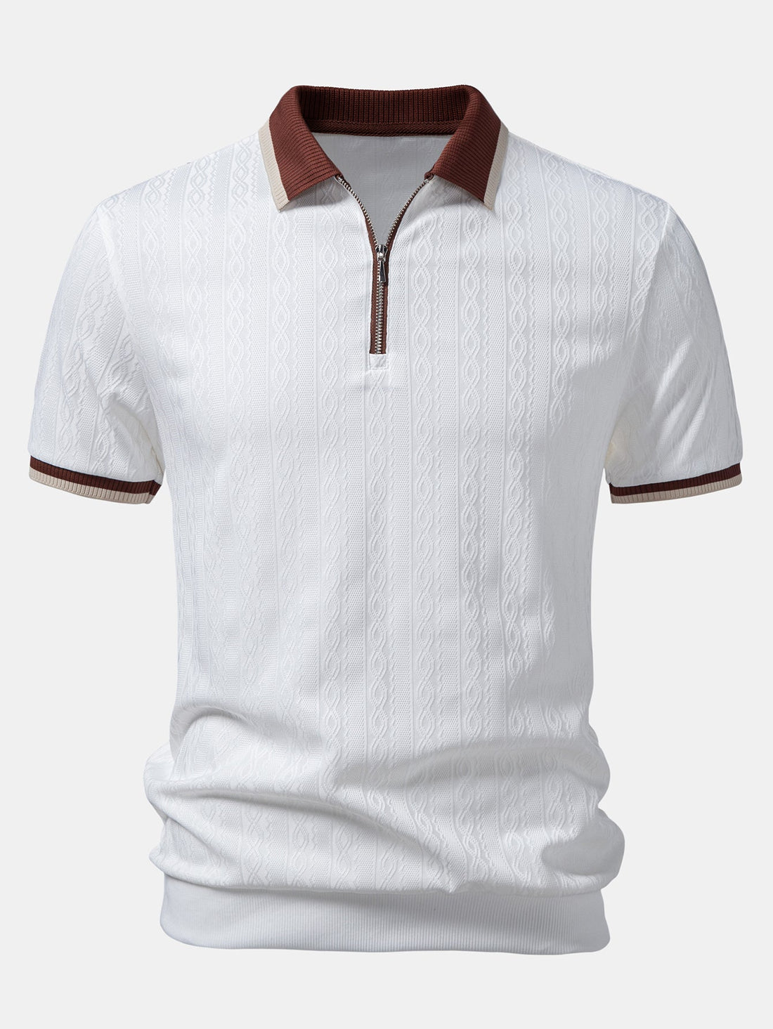 TAORMINA Polo in Maglia con Zip