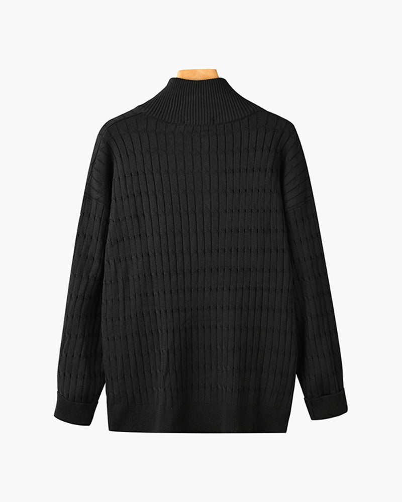 GWANGJU Maglione con Mezza Zip