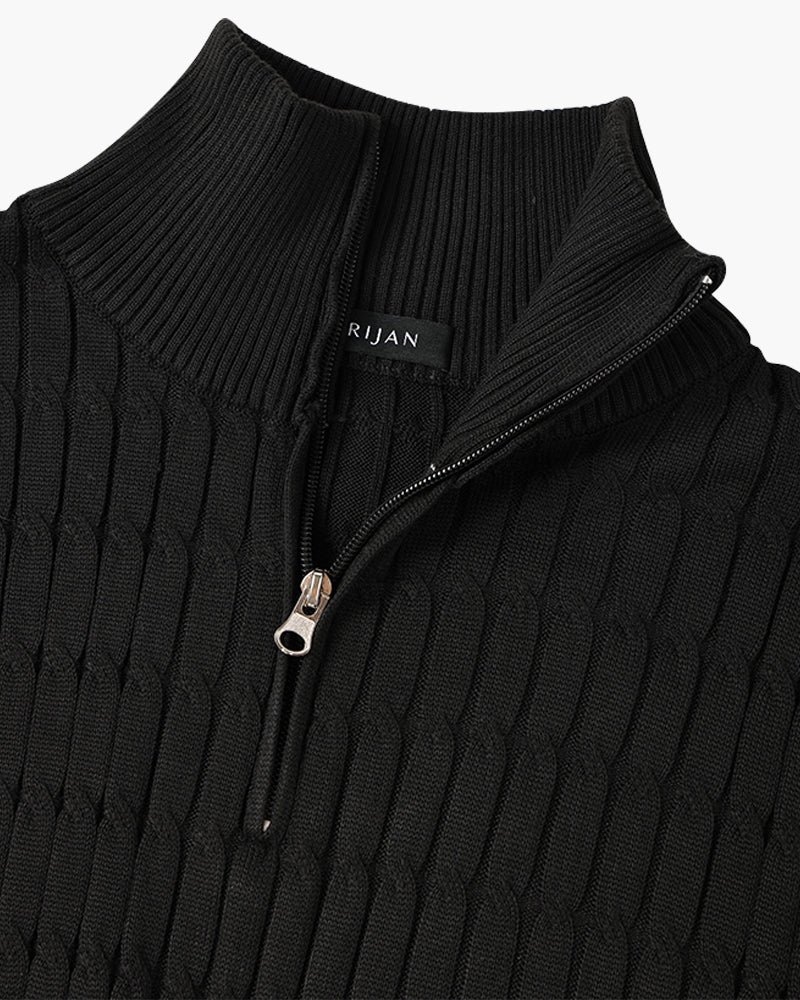 GWANGJU Maglione con Mezza Zip