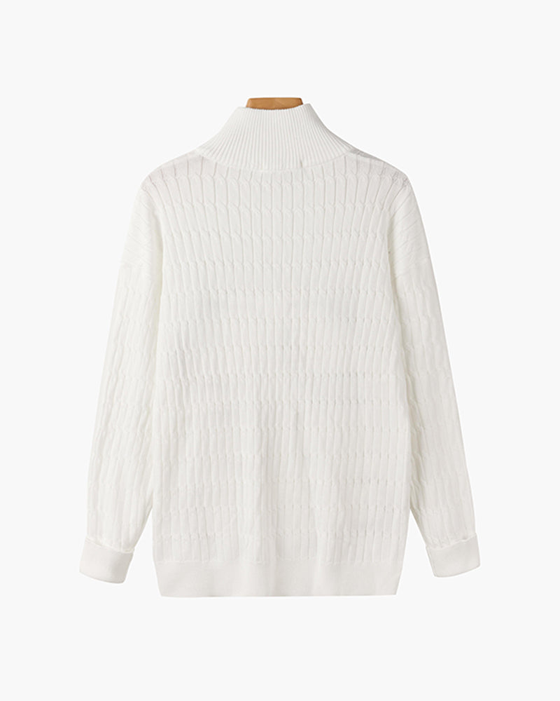 GWANGJU Maglione con Mezza Zip