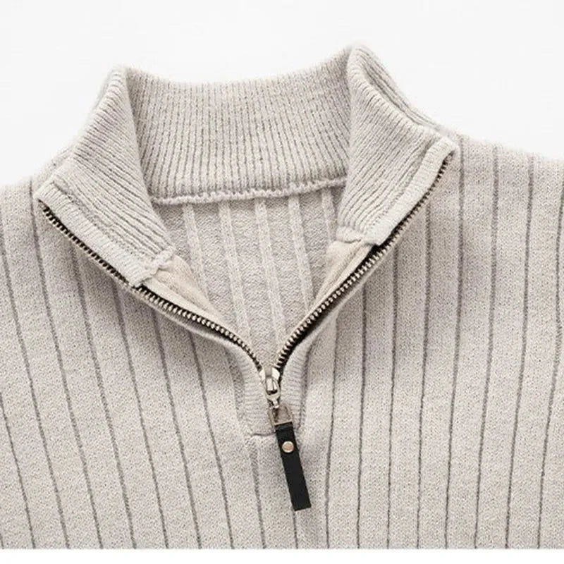 ZERMATT Pullover Collo Alto Mezza Zip