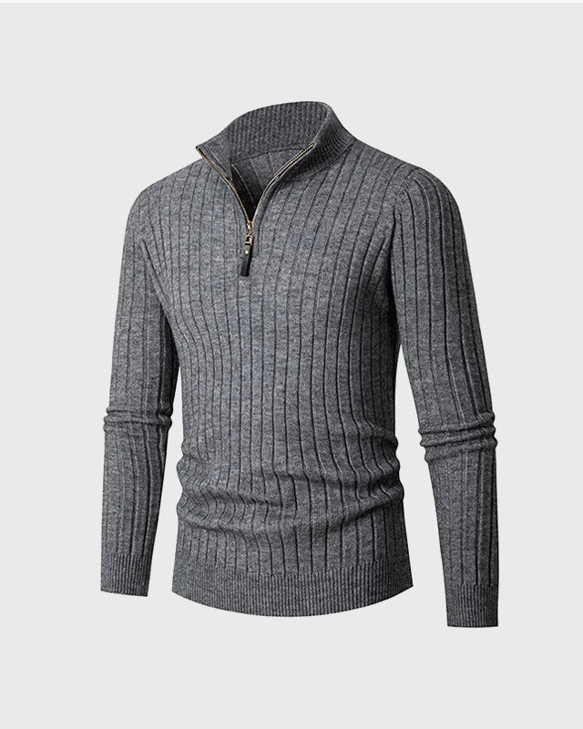 ZERMATT Pullover Collo Alto Mezza Zip