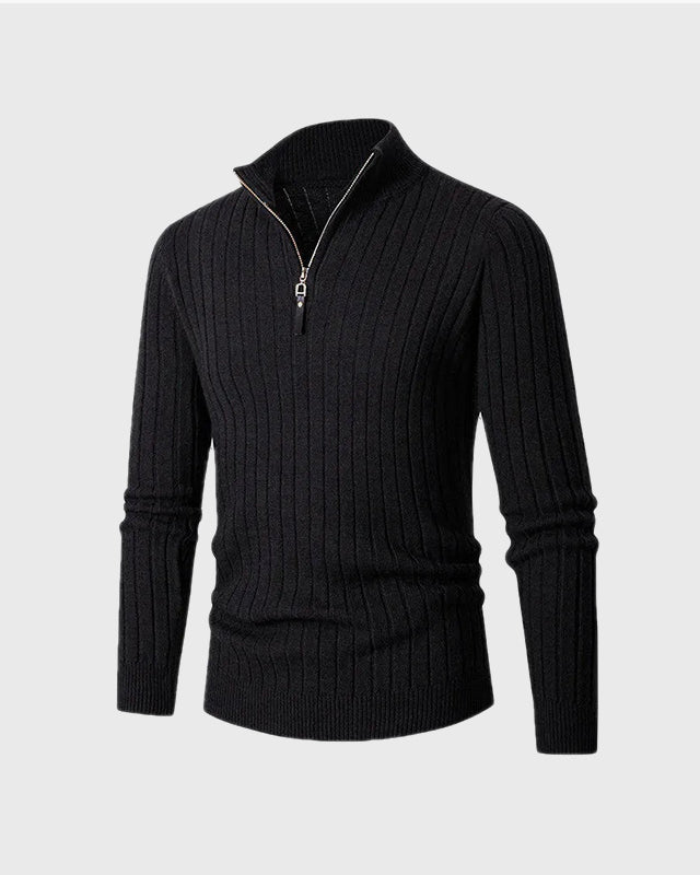 ZERMATT Pullover Collo Alto Mezza Zip