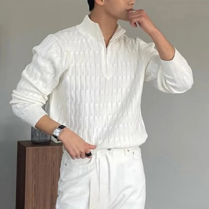 GWANGJU Maglione con Mezza Zip